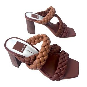 Dolce Vita Partha Block Heel Sandal Vegan Leather